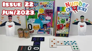 Numberblocks magazine issue 22, Jun/2023 with dominoes game! 🔴🟠🟡🟢🔵