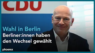 Berlin-Wahl: CDU-Wahlsieger Kai Wegner im Interview am 12.02.23