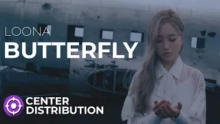 LOONA - BUTTERFLY | Center Distribution (Color Coded)