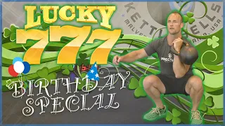 BIRTHDAY Workout | Deathly EMOM | Follow Along Single Kettlebell Workout with Mike