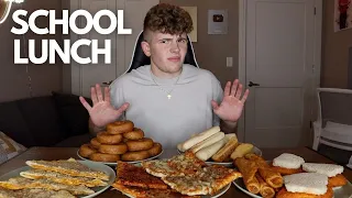 EATING SCHOOL LUNCH FOODS • MukBang