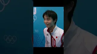 Yuzuru Hanyu | The cutest reaction to his first Olympic Gold Medal #yuzuruhanyu #figureskating