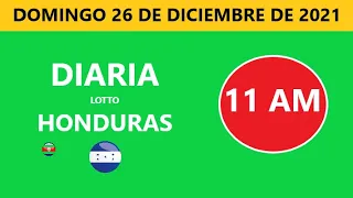 Diaria 11 AM honduras loto costa rica La Nica hoy domingo 26 diciembre de 2021 loto tiempos hoy