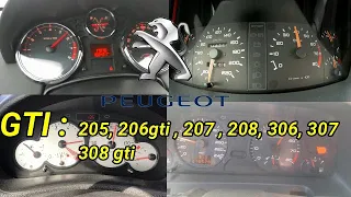Peugeot GTI 205 ,206,207,208,306,307 308  Acceleration battle #finance