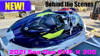 Uncrated NEW 2021 Sea-Doo RXP-X 300 in 4K  #Seadoo #JetSki #BehindTheScenes #4k #RXP300