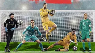 Star Football Goal Keepers Training At Home | Alisson | Neuer | Ter Stegen | Courtois | Carlo