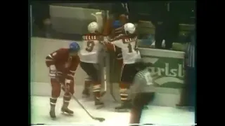 1977 - WC - Canada's Ralph Klassen Forechecking Against Czechoslavakia