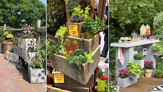 35+ The Best Cinder Block Garden Design Ideas In Your Front Yard | DIY Gardening