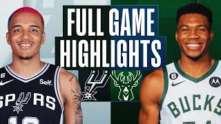 San Antonio Spurs vs. Milwaukee Bucks Full Game Highlights | Mar 22 | 2022-2023 NBA Season