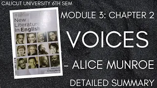 Voices|Alice Munro|6th Sem|New Literatures in English