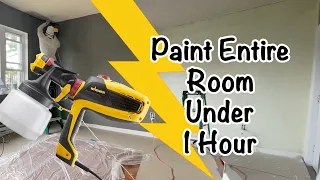 How to Paint Spray a Whole Room in Under 1 Hour with Wagner Flexio 3000