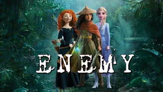 "ENEMY" Elsa x Raya x Merida AMV|| By leens ||