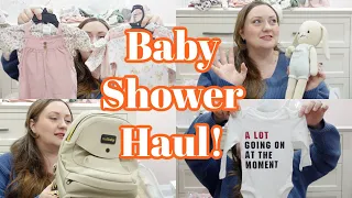 *HUGE* BABY SHOWER HAUL (Gifts from my Baby Shower for Baby Girl!)