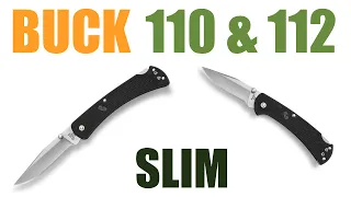 Buck 110 Slim & 112 Slim - La modernité a du bon - Présentation et comparatif
