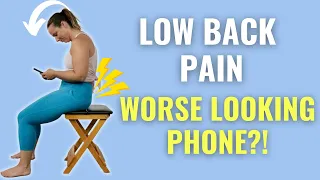 The Reason Why Bending Forward Hurts Your Back - Especially When On The Phone