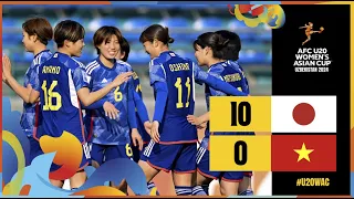 #U20WAC | Group B | Japan 10-0 Vietnam