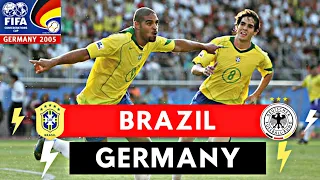 Brazil vs Germany 3-2 All Goals & Highlights ( 2005 FIFA Confederations Cup )