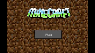 minecraft indev unused menu *audio corrupted*