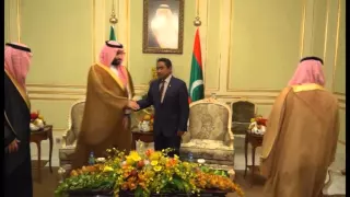 Minister of Defence and Chief of the Royal Court of Saudi Arabia calls on the President