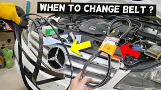 MERCEDES HOW OFTEN TO CHANGE SERPENTINE BELT W203 W204 W205 W211 W212 W213 GLC GLE GLA