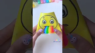 🌈🤮😛 Try it #shorts #tonniartandcraft #diy #love #art #youtubeshorts #satisfying #craft