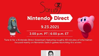 Sorio Reacts To The September 2021 Nintendo Direct (Full)