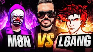 L-GANG VS M8N SE ENFRENTARON EN UN PVP HISTÓRICO 😱🔥 Y SE PONE MODO TÓXICO!! ❌ COMPARTIENDO 👀👹 !!