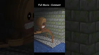 MINECRAFT ON 1000 PING (THE SEWER MONSTER) - Monster School Animation #shorts