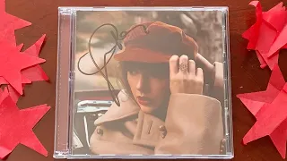 Taylor Swift - Signed Red (Taylor's Version) CD Unboxing