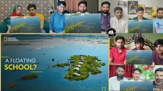 A Floating School | India From Above | National Geographic | Manipur Loktak lake | Mix Reaction