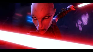 Asajj Ventress - All fight scenes and powers from Clone Wars