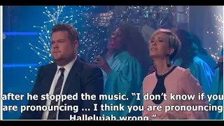 Kristen Wiig Hilariously Butchers ‘Hallelujah’ Duet With James Corden