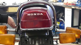 Honda CB650 Blinker Bügel und Kettensatzschau Teil 9