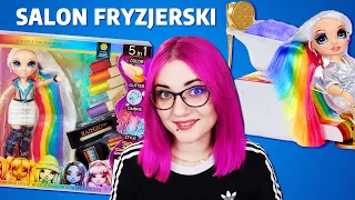 FARBUJĘ WŁOSY 🌈 Salon Fryzjerski z lalką Rainbow High 💇