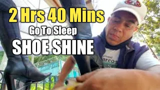 2 Hours 40 Mins Of SHOE SHINE on LADIES SHOES 👠 High Heels (Come chat with me!) Mexico 🇲🇽 ASMR  💤