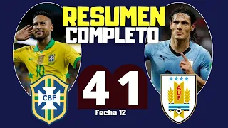 RESUMEN COMPLETO HD | Brasil 4 vs Uruguay 1 | Eliminatorias Qatar 2021
