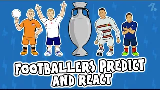 Footballers REACT to Euro 2020 and PREDICT the winners!