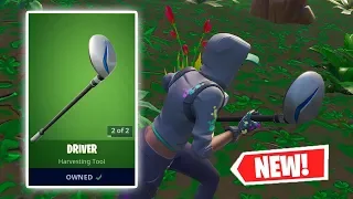 NEW DRIVER Pickaxe Gameplay in Fortnite!