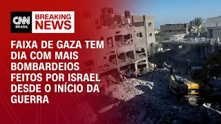 Faixa de Gaza tem dia com mais bombardeios feitos por Israel desde o início da guerra | CNN ARENA