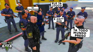 GTA RP - CIVIL NO BPM DA ROTA COM MANDADO DE PRISÃO - (T.6 #EP.15)