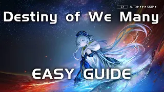 Destiny of We Many - Ending 3 | IS 3 Mizuki and Caerula Arbor Easy Guide | 【Arknights】