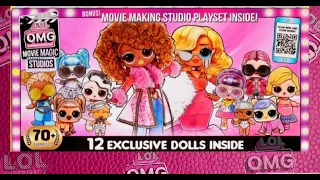 LOL OMG MOVIE MAGIC Studios Set UNBOXING | 12 Exclusive Dolls | 70+ Surprises