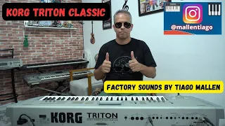 KORG TRITON CLASSIC ANO : 1999 (FACTORY SOUNDS) by TIAGO MALLEN #tecladista #korg #keyboards