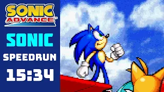 Sonic Advance (Sonic) World Record - 15:34