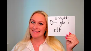 Video 979 Uttrykk - det går i ett!