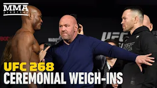 UFC 268 Weigh-In Staredowns | Usman vs. Covington 2, Namajunas vs. Zhang 2 | MMA Fighting