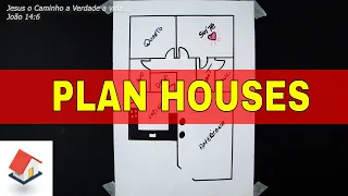 HOW TO DRAW PLAN HOUSES 2 BEDROOMS STEP BY STEP | YOUR FAMILY HOME GOOD