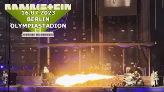 Rammstein Radio & Mein Teil live OLYMPIASTADION Berlin 16. 7. 2023. 4k