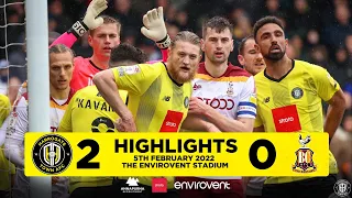 Harrogate Town 2-0 Bradford City Highlights