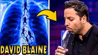 Er KOTZT Frösche und näht sich den Mund zu - David Blaine (20 Fakten)